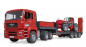 Preview: MAN TGA Tieflader mit Manitou Teleskoplader MLT 633